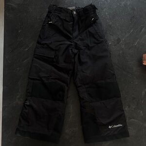 Columbia Black Insulated Snow Pants